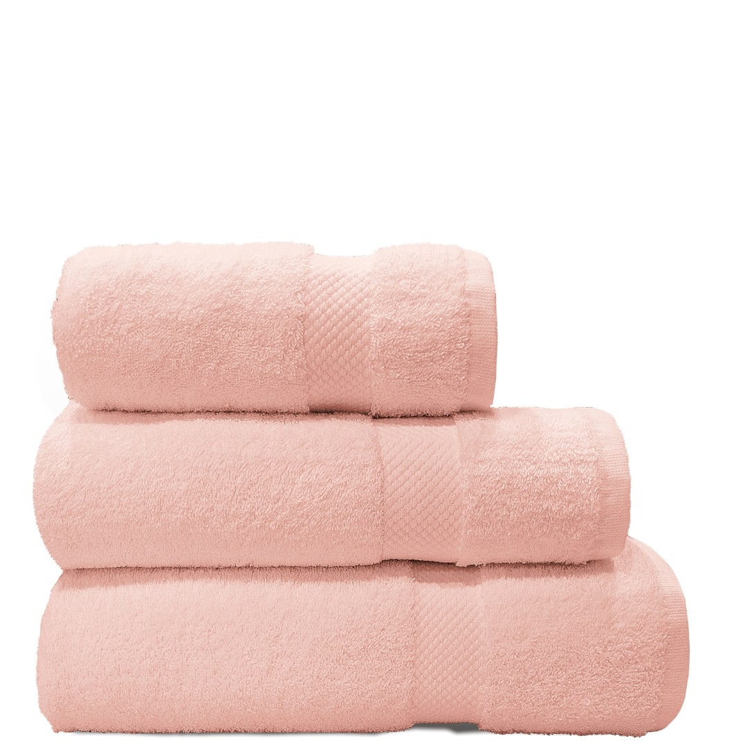 Peach color bath towels hot sale