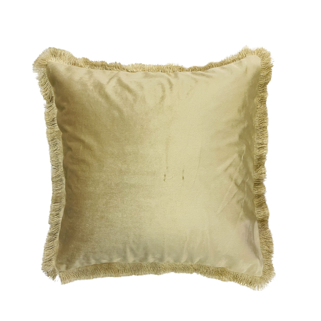 Gold hotsell velvet pillow