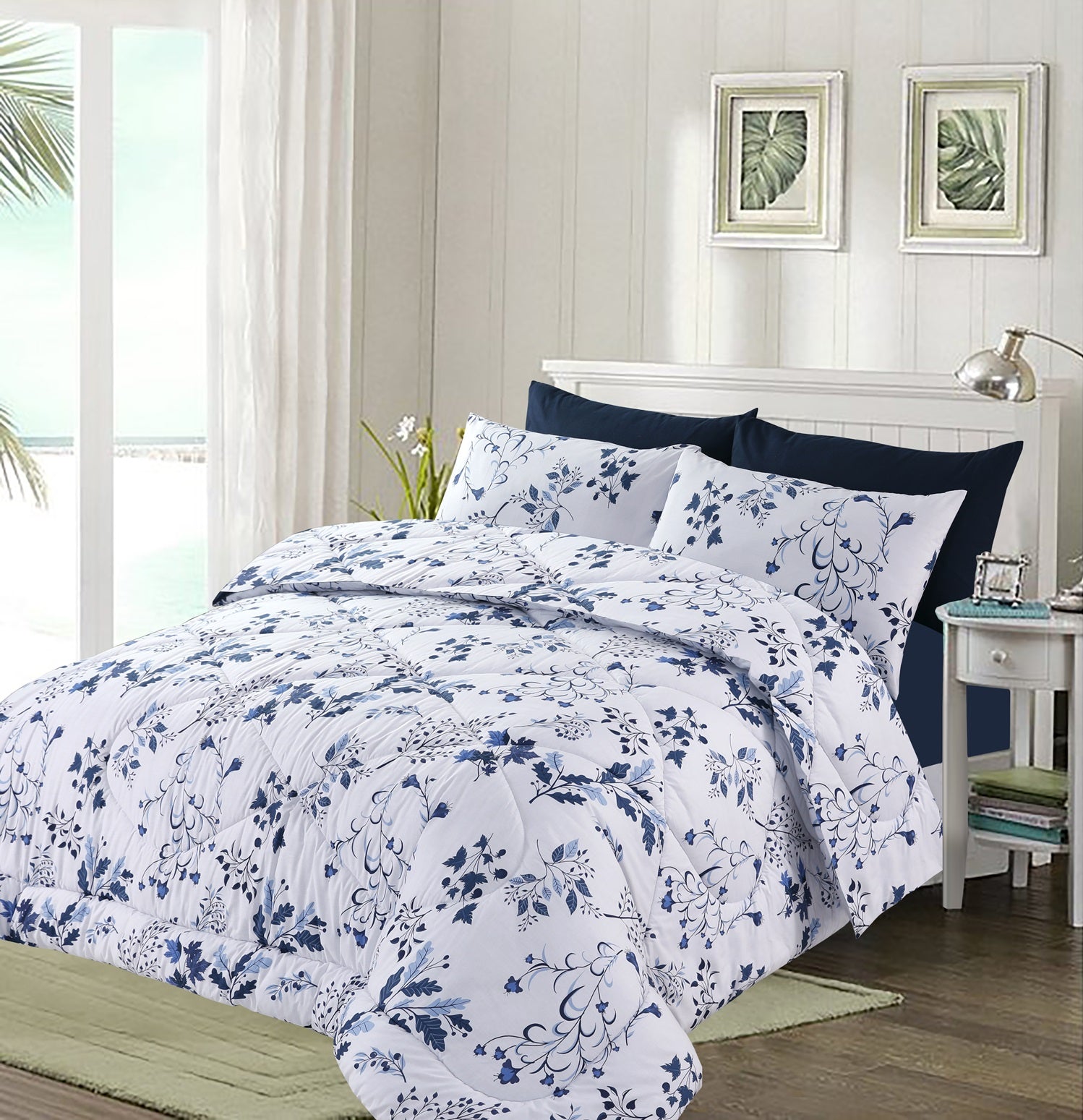 Candice Blue Quilt Cover Quilt Covers Online by Tulips