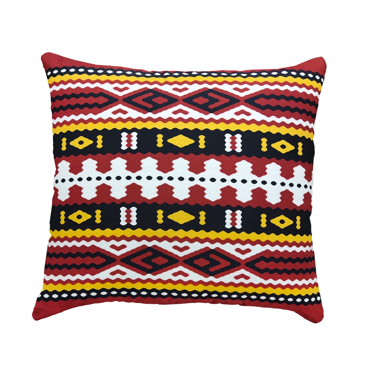 Buy DK Homewares Ethnic Traditional Cotton Maroon Pillow Cover 16 X 16  Inches Set of 4 Hand Embroidered Home Decor Mirror 40Cm X 40Cm Cushion  Covers (Maroon) - 4 Pcs Online at