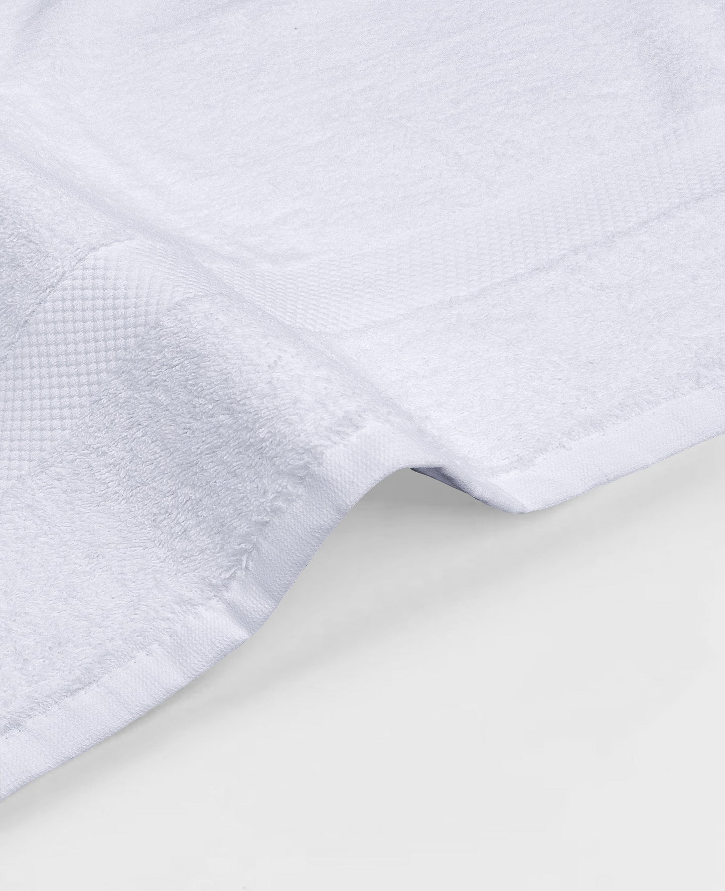 WHITE - 100% COTTON TERRY TOWEL