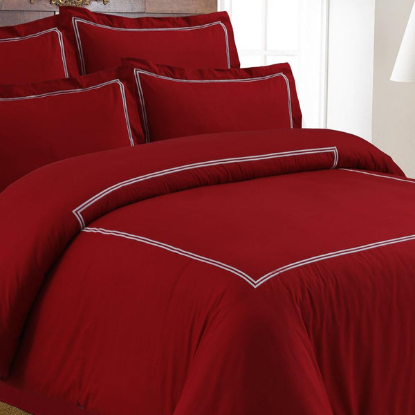 Ruby Red - Baratta Stich Quilt Cover