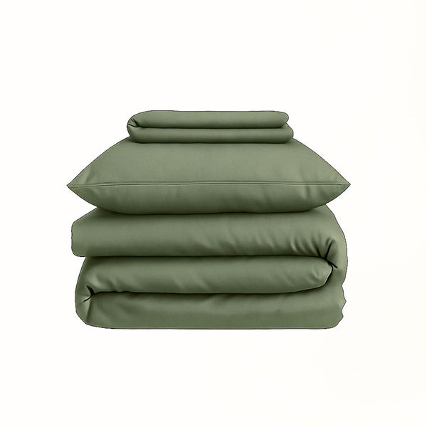 Olive - Dyed Satin Set