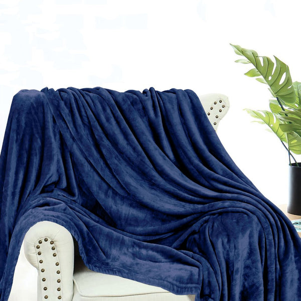 Space Blue - Plush Blanket