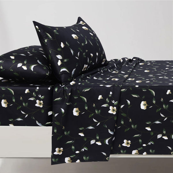 Zara Black - Satin Bedsheet