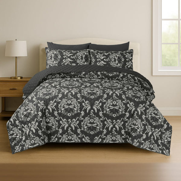 Charcoal Mist - Bedspread Set