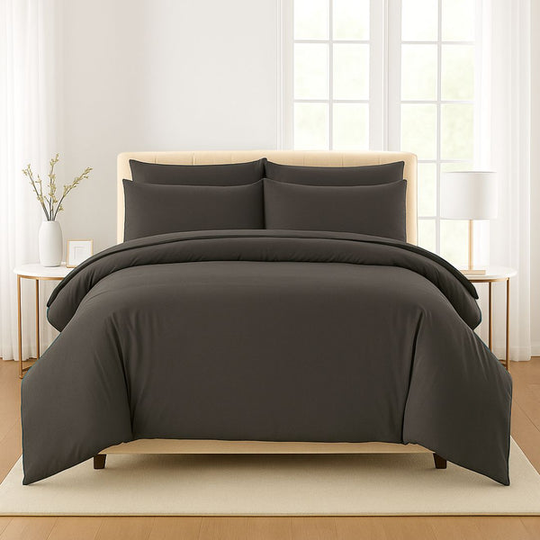 Charcoal Dyed - Quilt Cover Set
