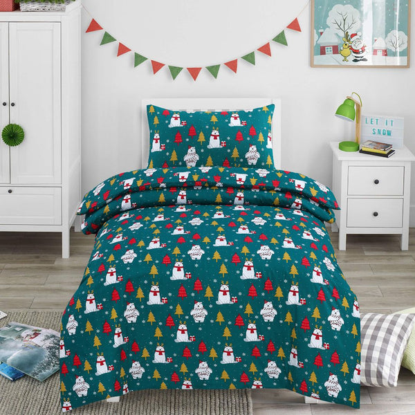 Snowy Night - Quilt Cover Set