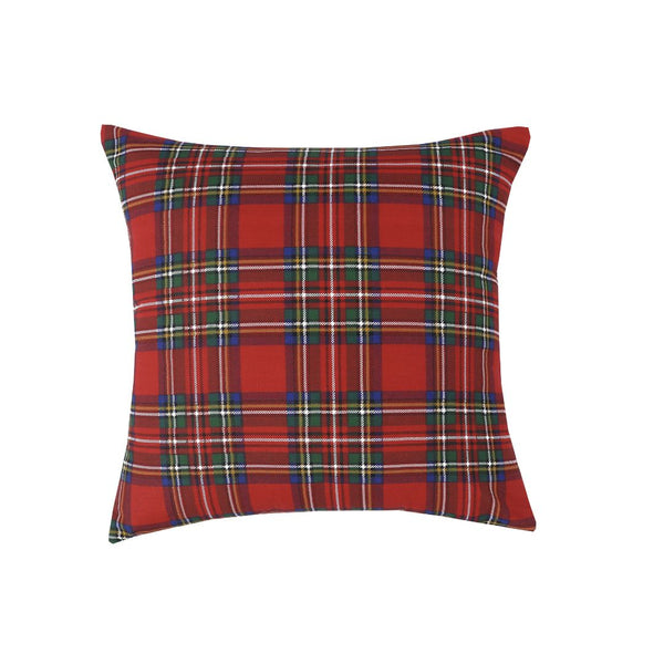 British Checked Red - Cushion Covers