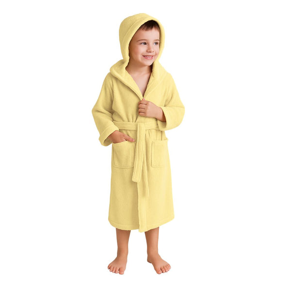 Kids Bathrobe - Lemon