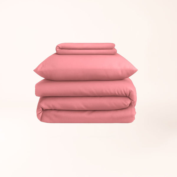 French Rose - Dyed Satin Set