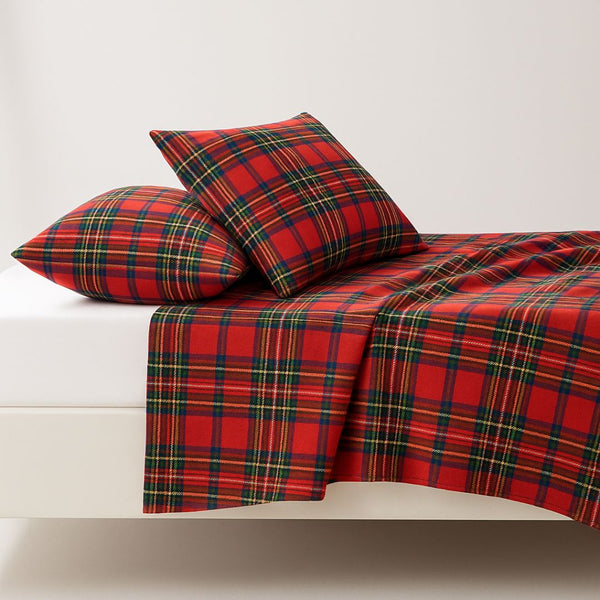 British Checked Red - Bedsheet