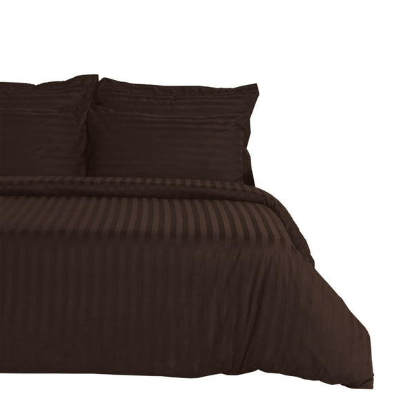 Mocha Stripe - Satin Set