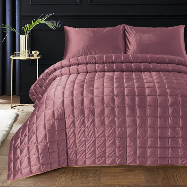 Rose - Velvet Bedspread