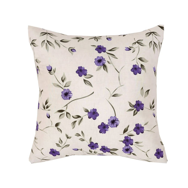 Purple Floral - Cushion Covers