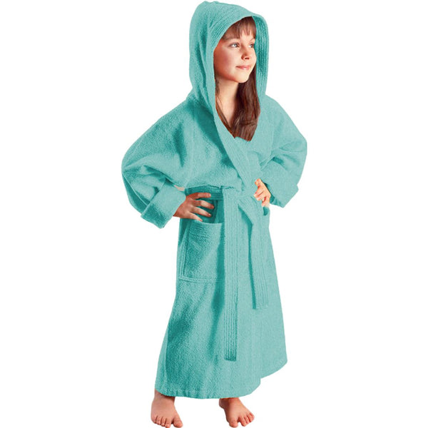 Kids Bathrobe - Aqua