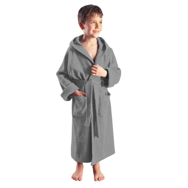 Kids Bathrobe - Grey