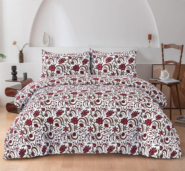 Aztec Maroon - Bedsheet