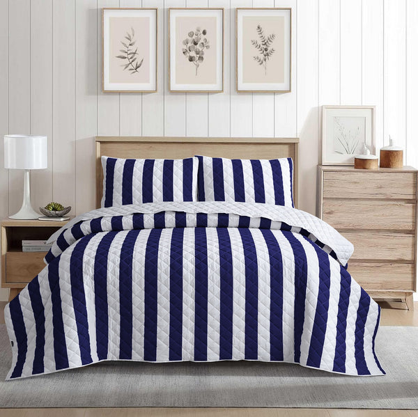 Blue Cabana - Bedspread Set