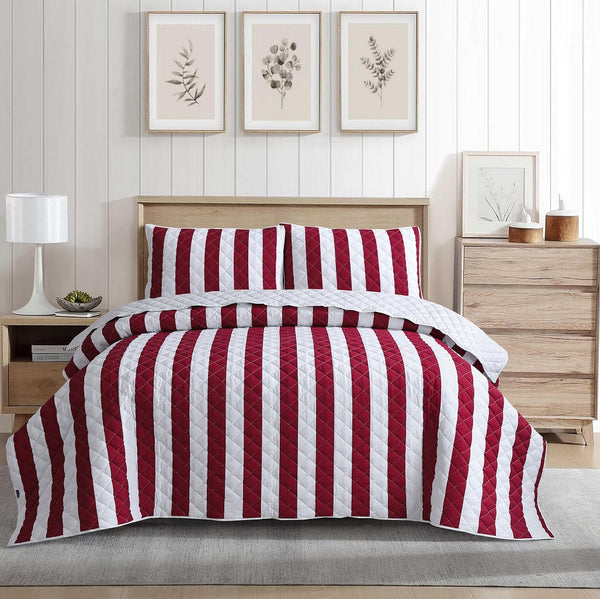 Red Cabana - Bedspread Set