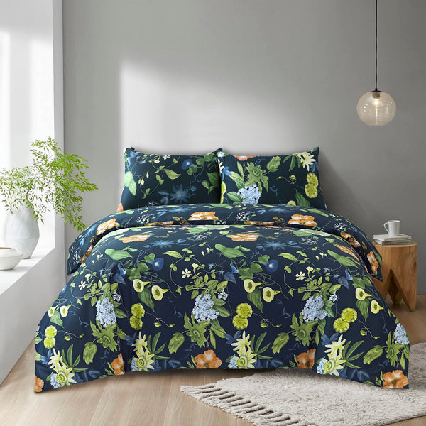 Vienna Green - Satin Bed Sheet