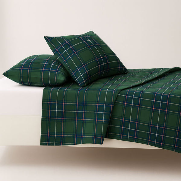 British Checked Green - Bedsheet