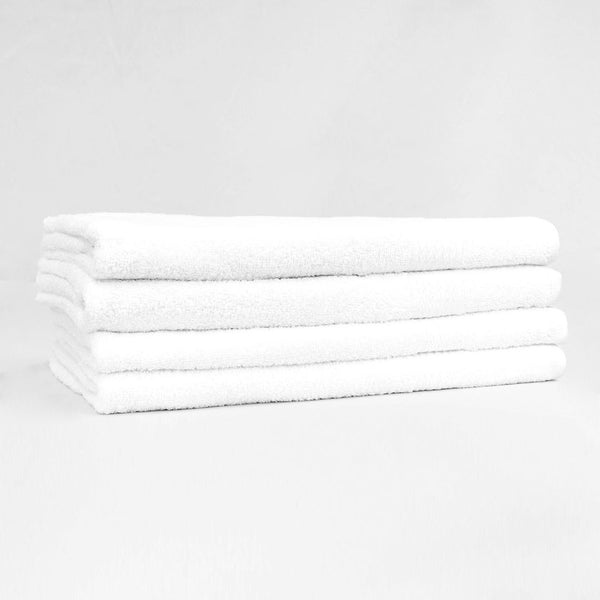 Economy White Bath Towel - 100% Cotton