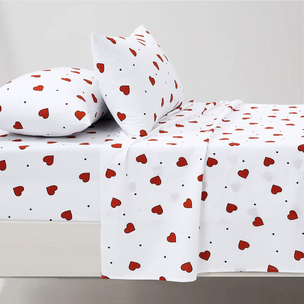 Hearts - Bedsheet