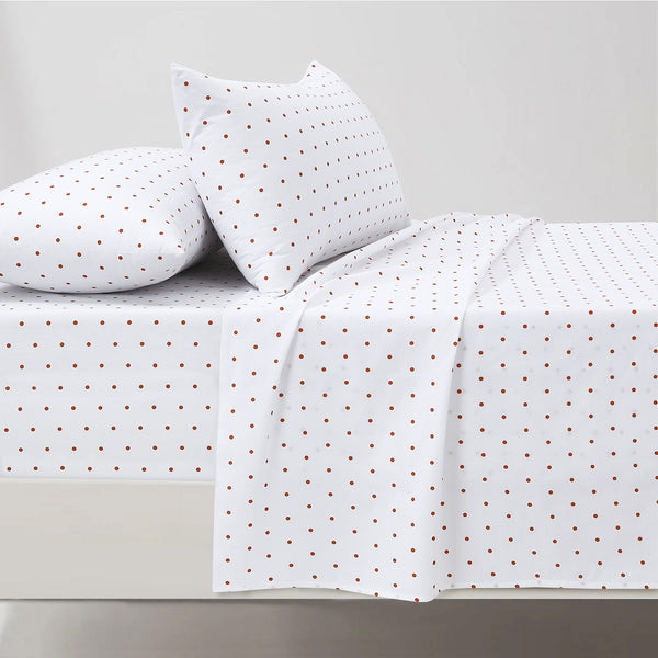 Red Polka - Bedsheet