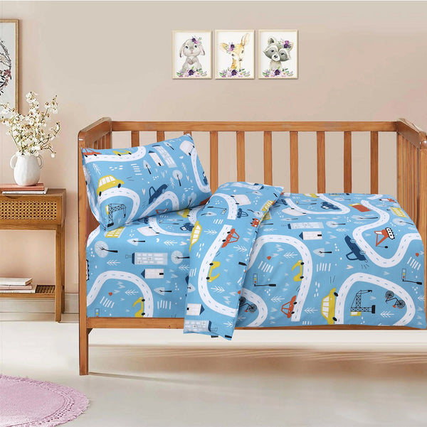 Road Lanes - Cot Set