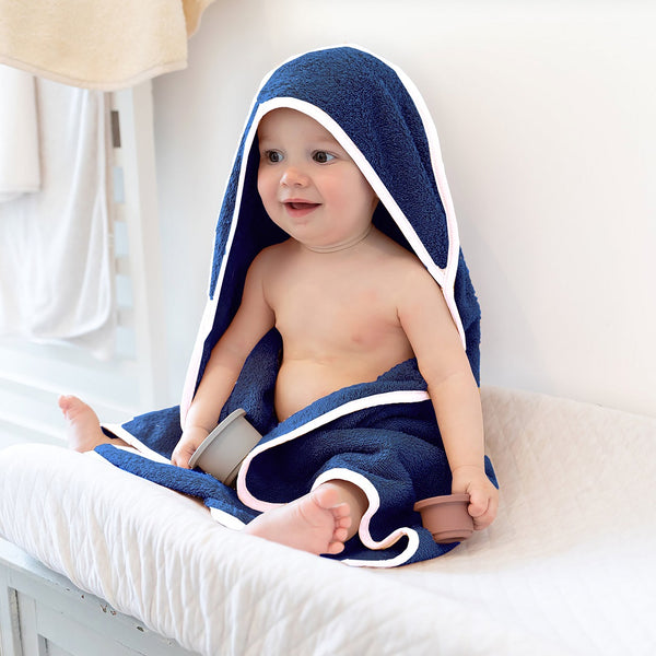 Blue - 100% Cotton Baby Cape