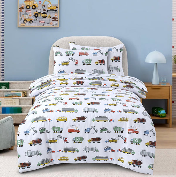 Trucks Town - Bedsheet
