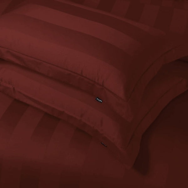 Maroon Satin- Pillow Cases