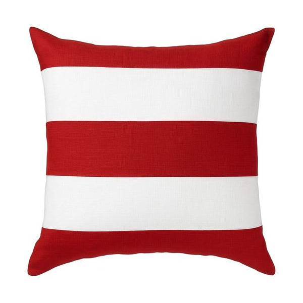 Red Cabana - Cushion Covers