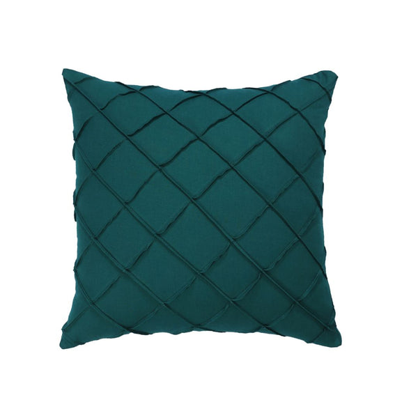 Turquoise - Pleated Cushion Cover