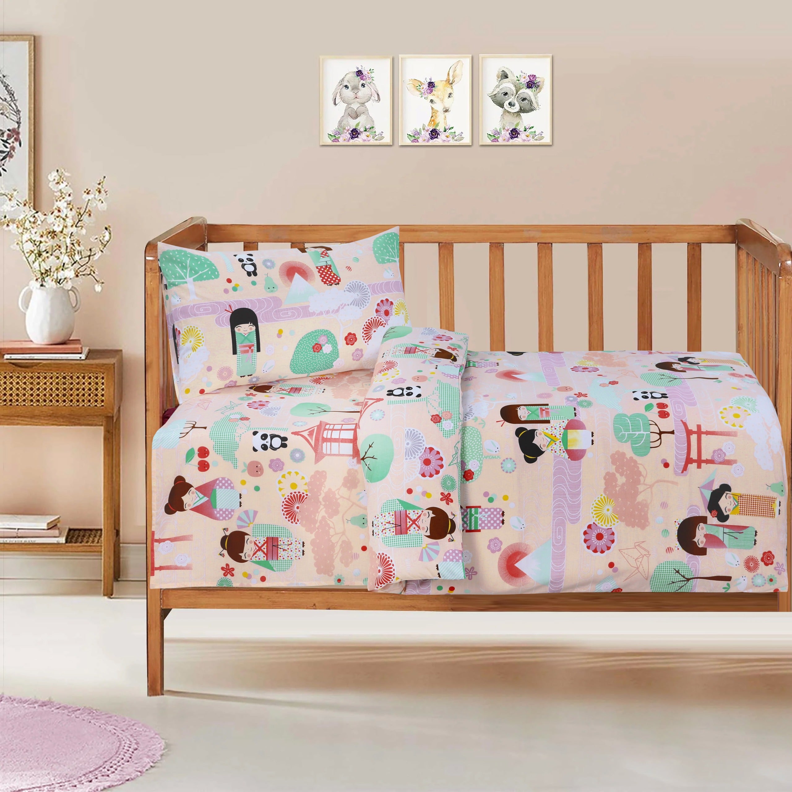 Fan Girl - Cot Set – Tulips