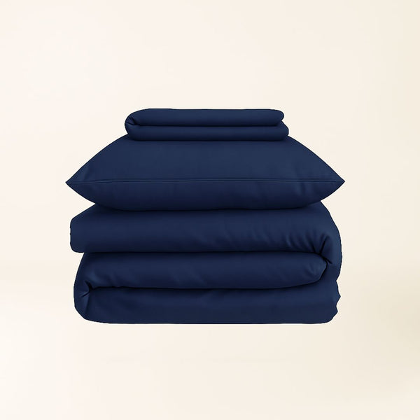 Blue - Dyed Satin Set