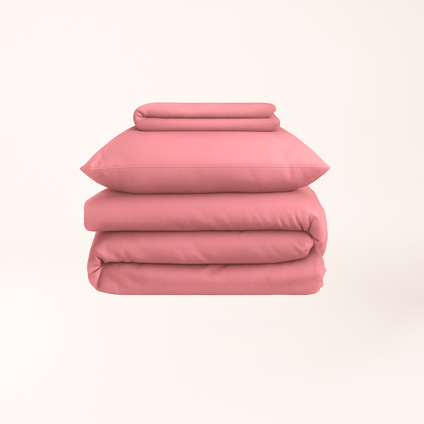 French Rose - Dyed Satin Set