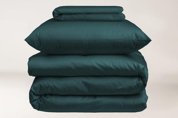 Sea Green - Dyed Satin Sheet Set