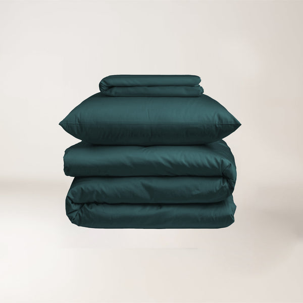 Sea Green - Dyed Satin Sheet Set