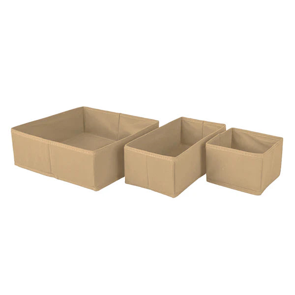 Drawer Organizer Pack Of 3 - Beige