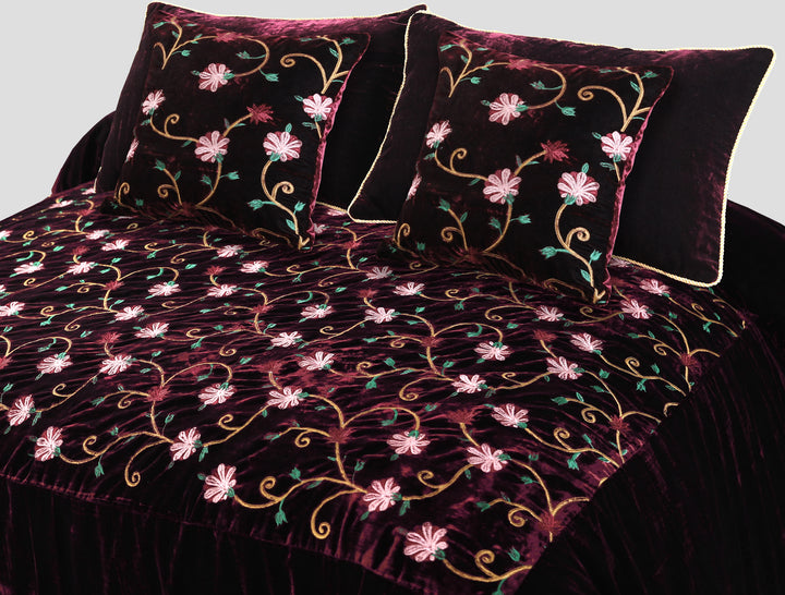Best Satin Jacquard Bridal Bed Set Design Online