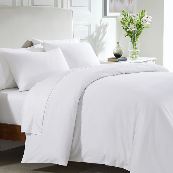 Plain White - Quilt Cover Set