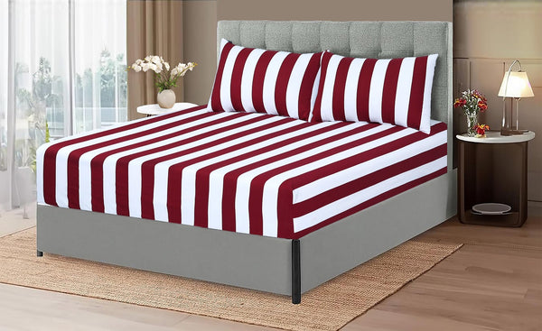 Red Cabana - Fitted Sheet