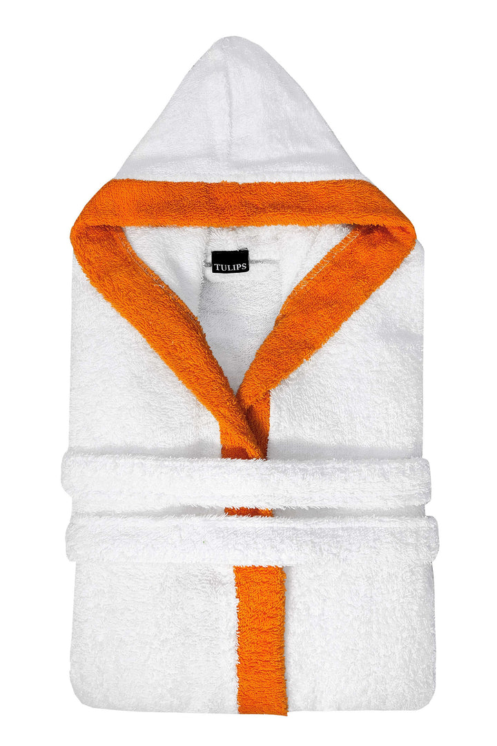 Orange Stripe Bath Gown