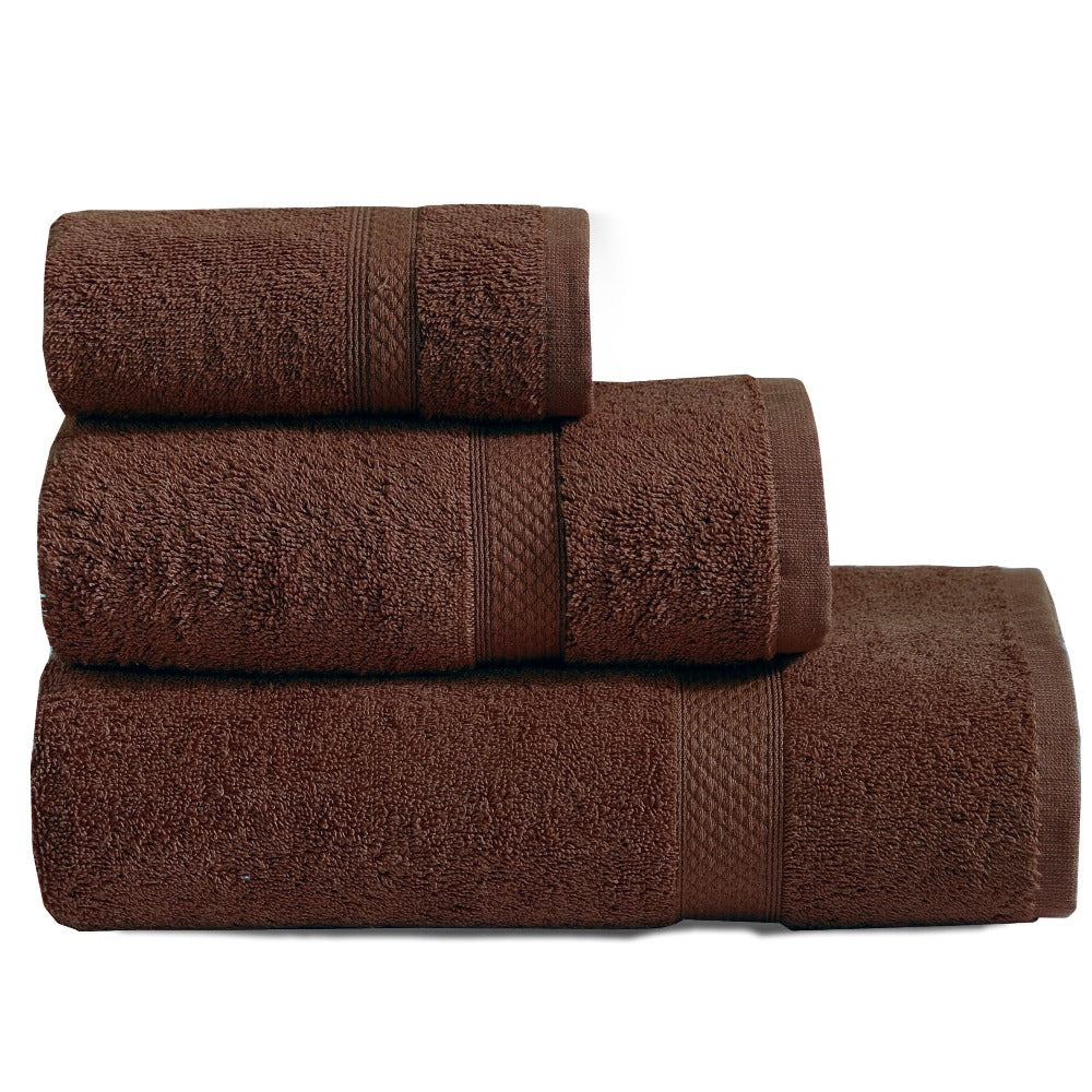 Mocha Cotton Bath Towel – Tulips