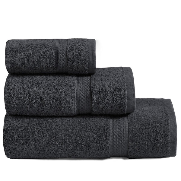CHARCOAL- 100% COTTON TERRY TOWEL