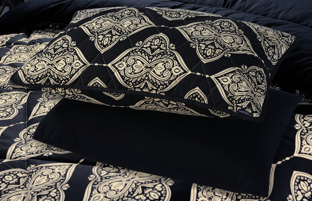 VINTAGE BLACK - Bedspread Set