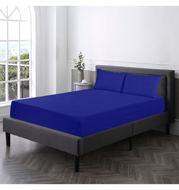 ROYAL BLUE - Fitted Sheet