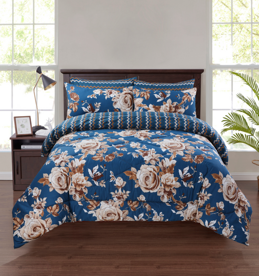 FLORA BLUE - Comforter